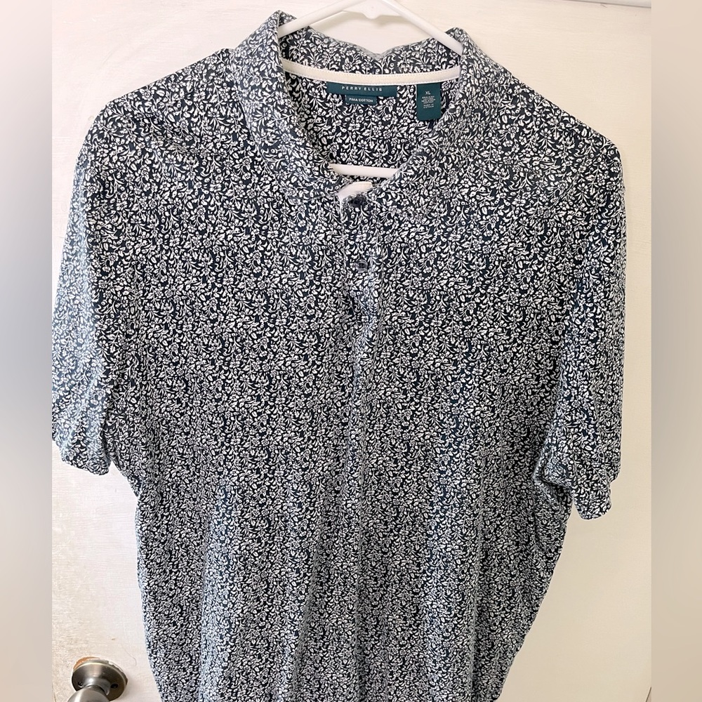 Perry Ellis xl polo pima cotton